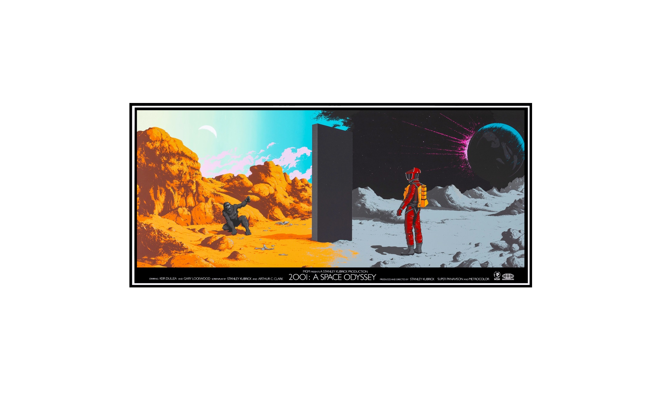 2001 UMA ODISSEIA NO ESPAÇO - 3 2001 A Space Odyssey by Arik Roper 2018 Limited Edition LOJA MINI