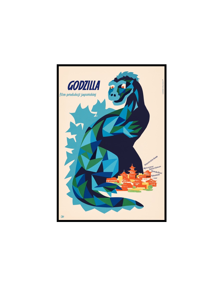 GODZILLA - 14 Godzilla 1957 - Poster Polonia LOJA 1 MINI
