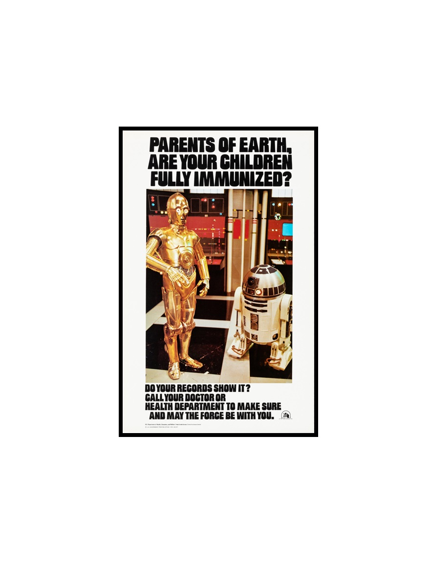 STAR WARS - 14 Star Wars Immunization Poster 1979 MINI