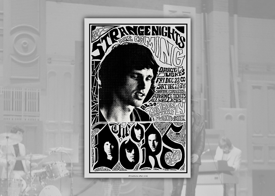 THE DOORS - 21 The Doors performance from the Doors at L.A.'s Shrine Exposition Hall 1967 CAPA LOJA