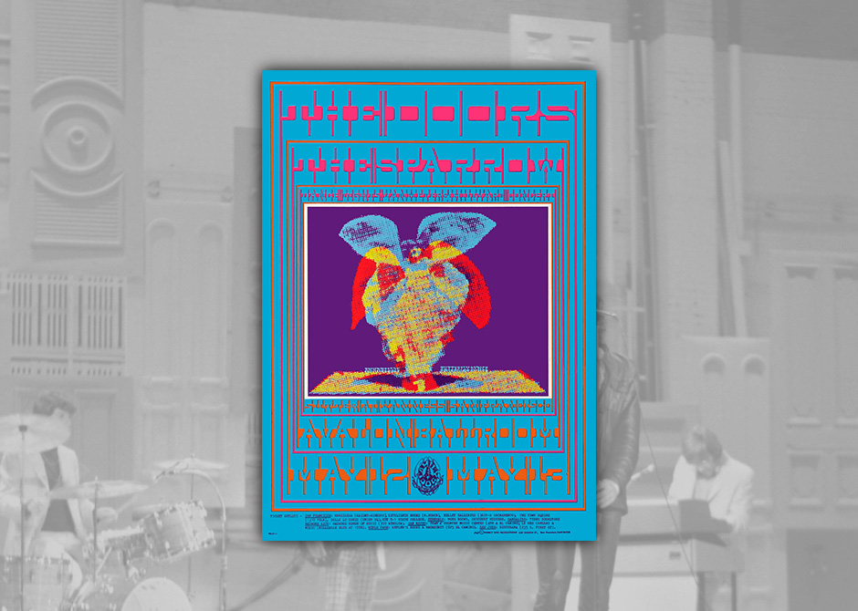THE DOORS - 22 The Doors Butterfly Lady Avalon Concert Poster FD-61 (Family Dog, 1967) CAPA SITE