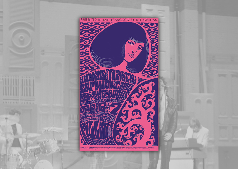 THE DOORS - 31 The Doors - First San Francisco Show Handbill (Bill Graham Presents, 1967) CAPA SITE