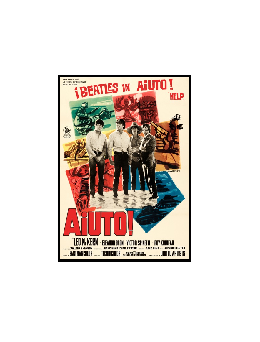 BEATLES - 39 The Beatles Help! (United Artists, 1965) Italian MINI