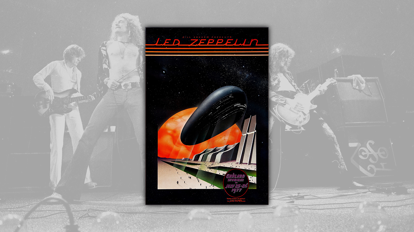 LED ZEPPELIN - 25 Led Zeppelin Original Bill Graham Presents Poster, Oakland Coliseum (1977) 1 CAPA SITE