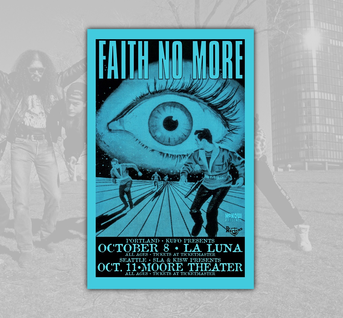 FAITH NO MORE - 1 Faith No More 1997 La Luna Concert Poster CAPA SITE